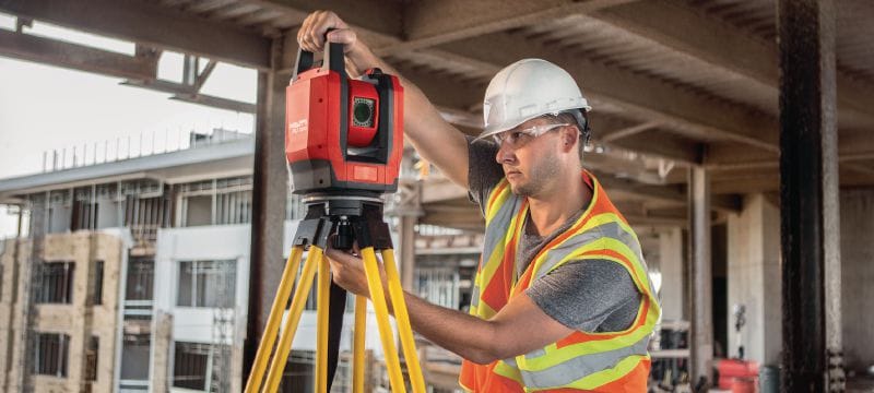 Outil d'implantation numérique PLT 300 Outil d'implantation automatique pour accélérer la mise en place sur le chantier avec des méthodes numériques et BIM Applications 1