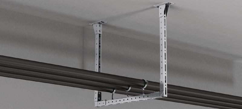 Connecteur d'angle pré-assemblé MT-C-LL2 FL Connecteur allongé à angle droit avec écrou et boulon de verrouillage rapide pré-assemblés pour l’assemblage de structures de rails de supportage Applications 1