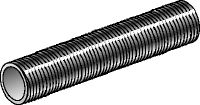 Tubes filetés GR-G-F - Classe d'acier 4.6 (GAC) Tube fileté galvanisé à chaud (GAC) avec classe d'acier 4.6 à utiliser comme accessoire dans des applications diverses