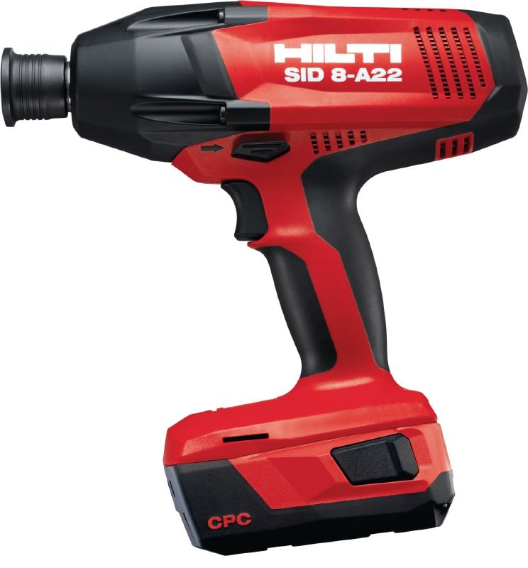 Visseuse à choc sans fil SID 8-A22 Visseuse à choc sans fil 22 V avec mandrin hexagonal 7/16 pour les travaux difficiles
