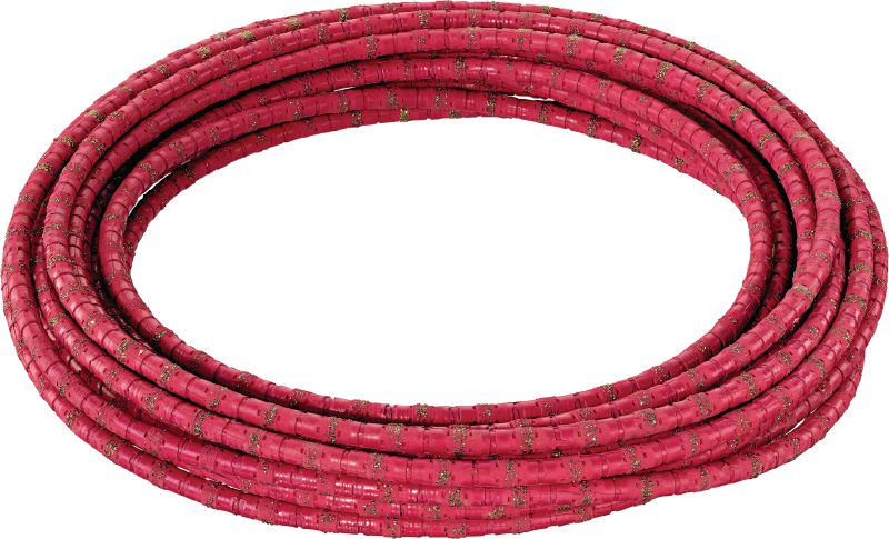 Câble diamant brasé sous vide SPX-H en boucle fermée (béton et acier) Câble diamant Ultimate pour des performances élevées dans le béton armé et l'acier pur - boucle fermée (scie à câble 15 à 30 kW)