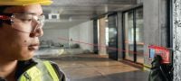 Lasermètre PD-I Lasermètre robuste avec fonctions de mesure intelligente et connectivité Bluetooth® pour les applications intérieures jusqu'à 100 m/330 ft Applications 3