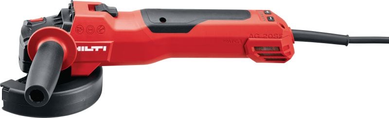 Meuleuse d'angle AG 125-20SE Meuleuse d'angle 2 000 W avec moteur à induction, variateur de vitesse et bouton marche / arrêt pour la découpe et le meulage du métal, du béton et de la maçonnerie avec des disques jusqu'à 125 mm