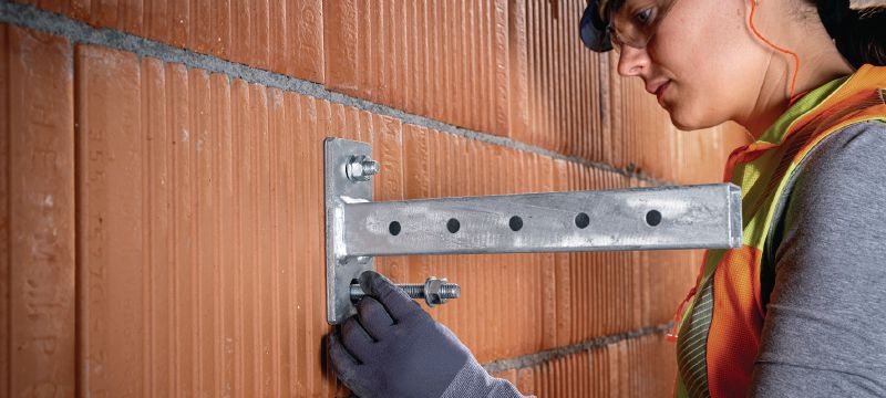 Tige d'ancrage au mètre HAS 8.8 HDG Tige d'ancrage pour ancrage par injection hybride/époxy dans le béton et la maçonnerie Applications 1