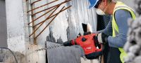 Perforateur TE 60-AVR Perforateur SDS Max (TE-Y) polyvalent et puissant pour le forage et le burinage du béton, équipé du système de réduction active des vibrations (AVR) Applications 1
